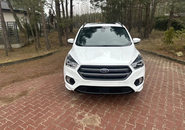 Ford Kuga cena 77500 przebieg: 59450, rok produkcji 2018 z Tuchola małe 781